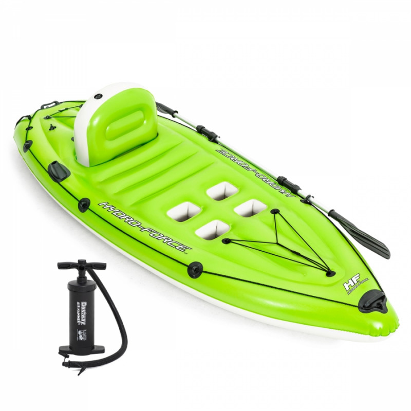 pompa inclusi pagaia Kayak canoa gonfiabile 1 posto 270 x 100 x 57 cm portata 150 Kg 